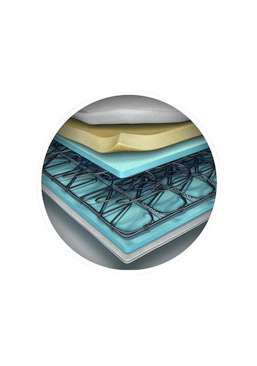 Uzunbebe Midilife Smartbed 100X200 Ortopedik Yaylı Visco Yatak Visco Yatak