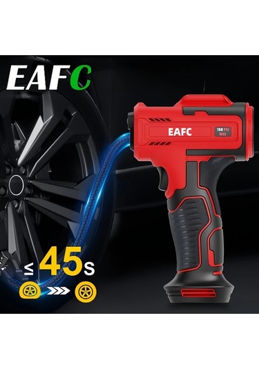 Xuweiwei Mavi 2000mah Taşınabilir Araba Motosiklet Lastik Şişirme Pompası El Tipi Akıllı Şarjlı