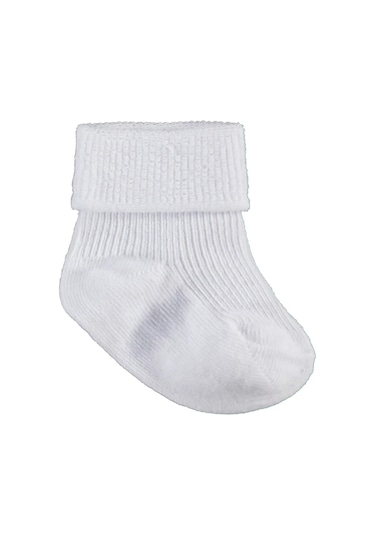 Civil Baby Basic Kıvrık 3'lü 6- Bebek Erkek Çorap Set - Standart 18 Ay Standart