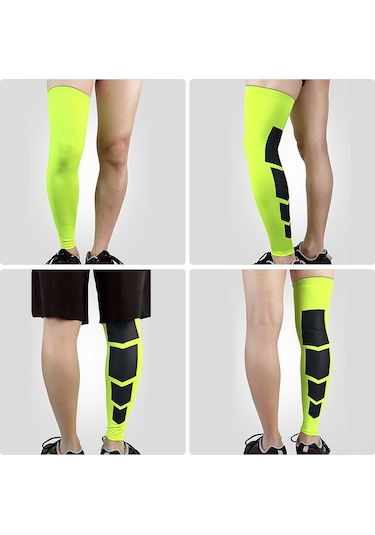 Padalink Xl Büyüklüğü Yeşil Spandex-polyester Spor Bilekliği, Basketbol Futbol Koşu İçin Güneşten Koruma Ve Esneklik Sağlar - Tek Adet