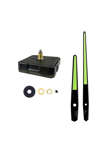 Homyl Dıy Duvar Saati Hareket Mekanizması El Seti Siyah-nokta Siyah Nokta Çok Renkli