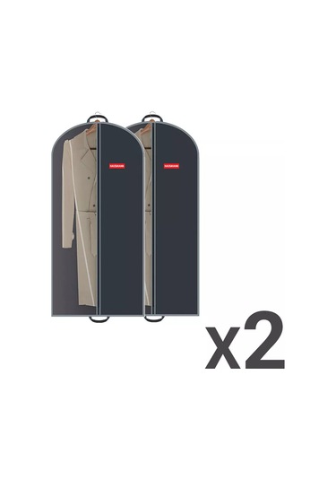 Hausmann 60x140 El Kulplu Kıyafet Kılıfı, Siyah - 2 Adet 229652115 Siyah