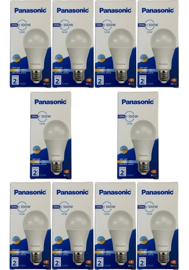 Panasonic 14w 100w 4000k Günışığı E27 Duylu Led Ampul 10 Adet