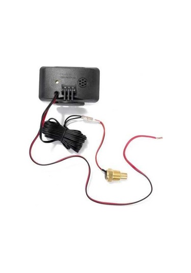 Besthome1 Araç Lcd Dijital Su Sıcaklığı Voltaj Göstergesi, Güneşe Dayanıklı 3d Ekranlı Sensörlü