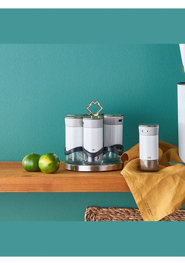 N3311 Lilyum Niş Gold 6 Lı Baharat Seti