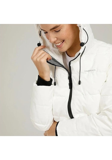 LUMBERJACK APRESKI COAT CASUAL KADIN MONT Siyah