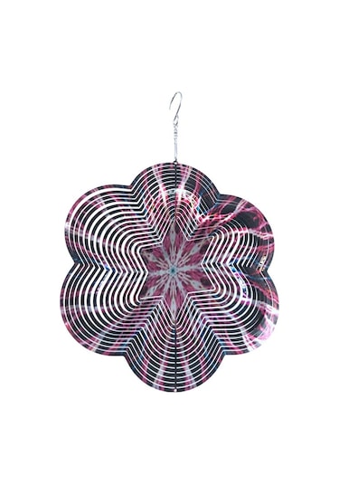 Suntek Yard Home Patio 22x33cm Için Wind Spinner 3d Paslanmaz
