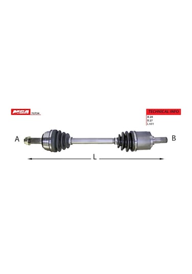 MGA 70734 AKS SAĞ ACCORD 98-02 MANUEL OTOMATIK