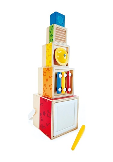 Hap-e0336 Multi Musical Block Set 5 Müzikal Aletli Eğitici Ahşap Set 3 Yaş Ve Üzeri