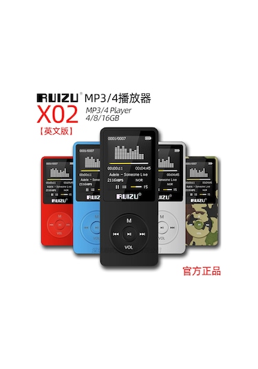 Teltree Ruızu X02 Spor Mp3 Çalar: 8gb, Hafif, Dayanıklı, Kayıpsız Müzik Keyfi, Şık Siyah Tasarım