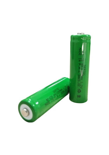 1.2v 1200 Mah - Aa - Ni-cd Şarjlı Pil - Başlı