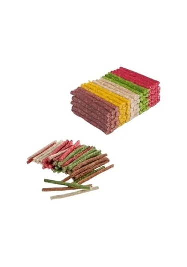 Renkli Çubuk Köpek Ödülü 14 Cm Uzunlukta, 100 Gram