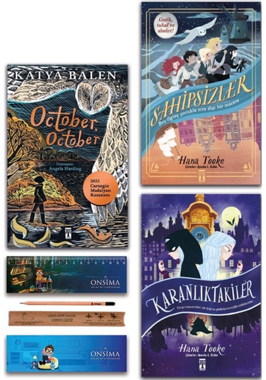 Genç Timaş October October - Sahipsizler - Karanlıktakiler Set 3 Kitap