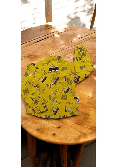 Bebek 2 Li Takım Gömlek Pantolom + Papyon renkli