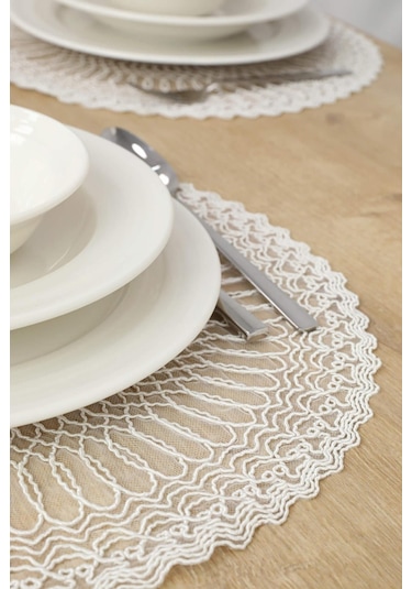 Bilgiçler Amerikan Servis Supla Ve Runner Seti 6 Kişilik 7697499359695