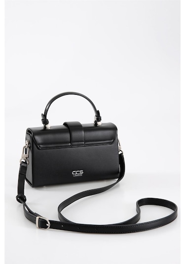 Ççs 17569 Kadın Omuz Askılı El Çantası-siyah Siyah