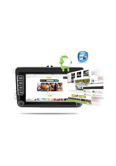 Volkswagen Caddy Jetta Passat Skoda Seat 2gb/32gb Multimedya