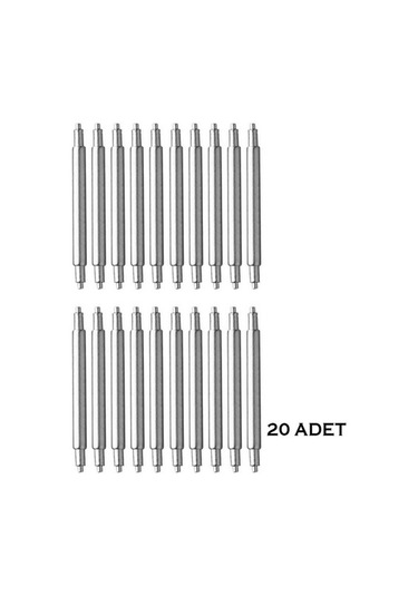 Universal Evrensel Çelik Saat Pimi Yaylı Susta 20 Adet 23-26Mm