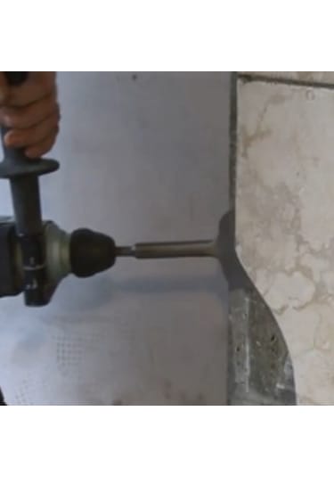 Sointeresting Sds Plus Fayans Keski Genişlik 75mm Uzunluk 165mm Açı 15 Keski Keski Çimentolu Karbür Profesyonel Alet