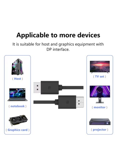 Daytona Dp2 4k/60hz Display To Display 1.2v Display Kablo 1.8m