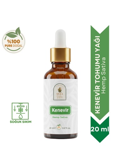 Kenevir Tohumu Yağı 20 Ml %100 Saf Ve Doğal Cilt Bakım Yağı 20 ML