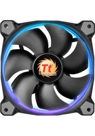 Thermaltake 120Mm Riing 12 Led Cl-F042-Pl12Sw-A 3Pin Siyah Kasa F