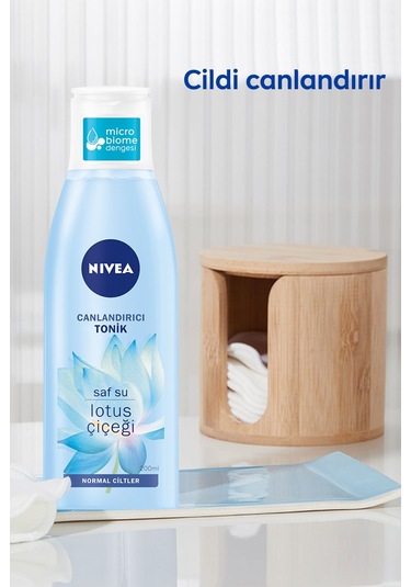 Nivea Tonik Canlandırıcı Normal Ciltler Lotus Çiçeği 200 Ml 2 Adet
