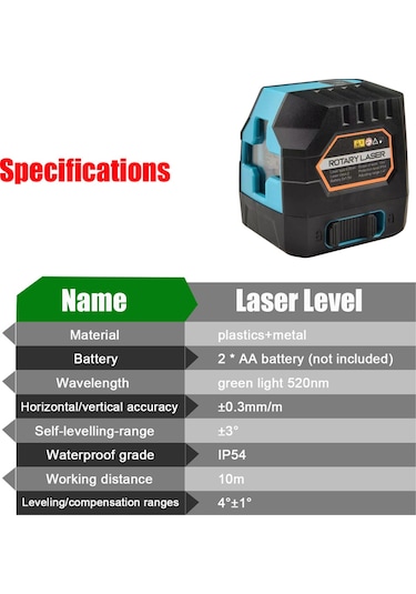 Maiyame Yeşil Lazerli Otomatik Dengeleme Çizgi Hizalayıcı - İnşaat Ve Dekorasyon İçin