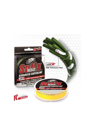 Sufix 832 Advanced İp Misina Hi-is Yellow 0.18mm - 120mt - 12kg