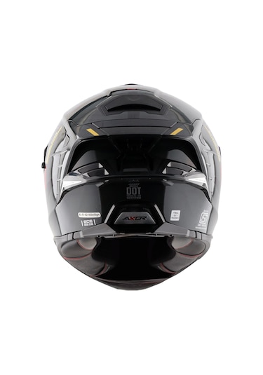 Axor Brutale Kryptıc Full Face Kapalı Kask Parlak Sarı - Siyah