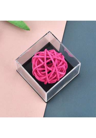 1 Adet Saklama Kutusu Kapakları Taş Ekran Para Temizle Konteyner Numune Mineral Kutusu Şeffaf