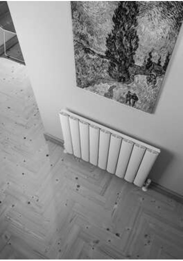 Warma Serez Yatay Alüminyum Radyatör 850x600 Pütürlü Antrasit 7946