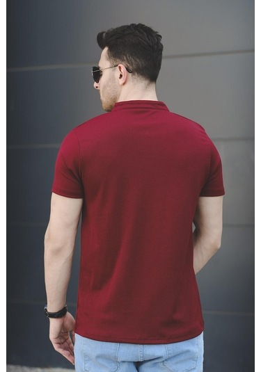 Roderick Hakim Yaka Petek Kumaş Yarım Fermuarlı Erkek Tshirt