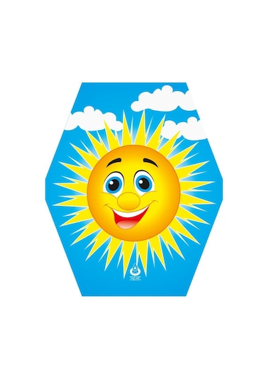 Arık Güneş Desenli İpli Uçurtma