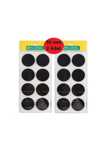Pasific Zemin Koruyucu 50 Mm Siyah Keçe, Ses Ve Çizik Önleyici Siyah Mobilya Keçesi 2 Adet