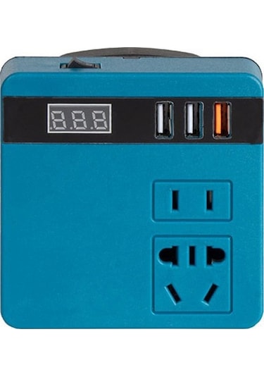 Createtech Pil Pil Mot-mavi Lityum İnvertörü 220vac 21v 120w Xb Model Çift Aletler İçin Yüksek Verimli Lityum İşlevli Güç Dönüştürücü