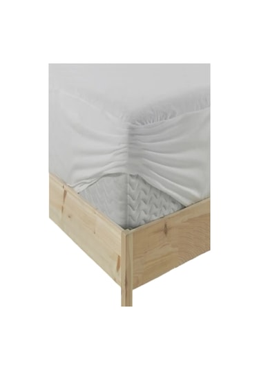 Divanev Sıvı Geçirmez Pamuk Fitted Alez Bebe Çocuk 60x120 Cm Beyaz