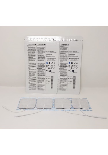 Tens Elektrod Pedi 5x5 Cm Kablolu 4lü Paket 2 Adet