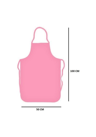 Omniclean Pembe Askılı Mutfak Bulaşık Önlüğü Lamineli 50 x100 cm