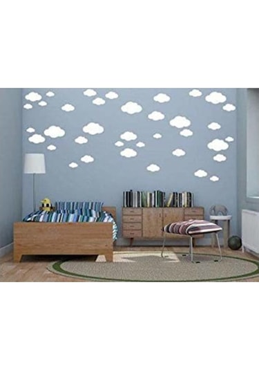 Bulut Duvar Sticker 100 Adet Mix (454237000)