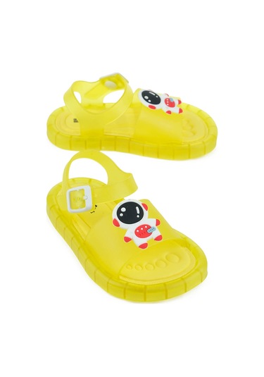 Gezer Yazlık Islak Zemine Uygun Yumuşak Işıklı Taban Erkek Çocuk Sandalet Gk6ype 00183 00 026 I87 Sarı
