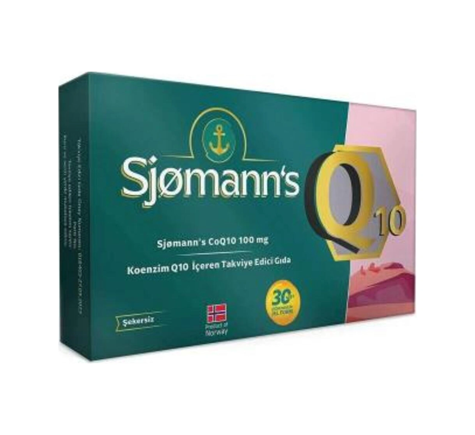 Sjomann's Coq 10 100 Mg 30 Çiğneme Jeli