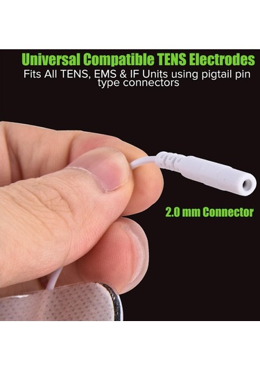 Onlarca Dijital Terapi Makinesi İçin 20 Adet Elektrot Pedleri, Onlarca 3000 İçin İle Kendinden Yapışkanlı Masaj Cihazları 46342856 Beyaz