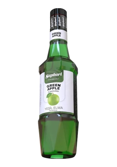 Saphori Yeşil Elma Aromalı Kokteyl Şurubu 700 Ml
