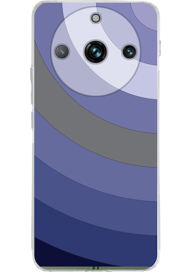 Realme 11 Pro Plusile Uyumlu Renk Cümbüşü 4 Baskılı Kamera Korumalı Şeffaf Kılıf