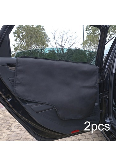 Suntek 2 Adet Araba Kapısı Koruyucu Köpekler İçin Siyah
