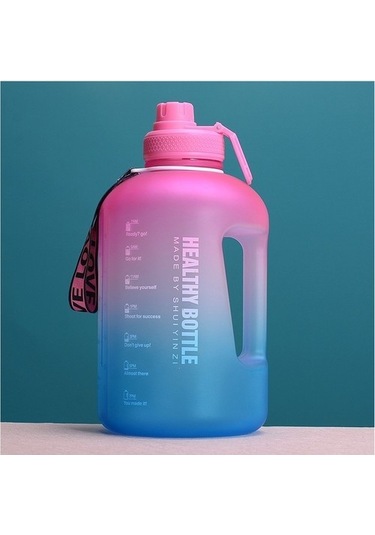 Yuekedawilxaw 2.2l Büyük Kapasiteli Su Şişesi - Mavi Kgcuzj Rose Gold