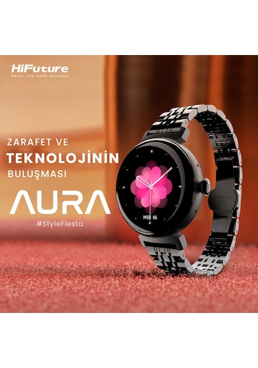 HiFuture Future Aura Amoled 27 MM Akıllı Saat (Distribütör Garantili)