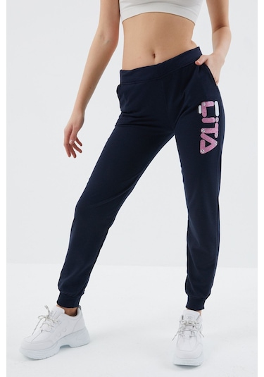 AYMERAVM - Paça Lastikli Likralı Eşofman Alt - ÇT3903GA Lacivert