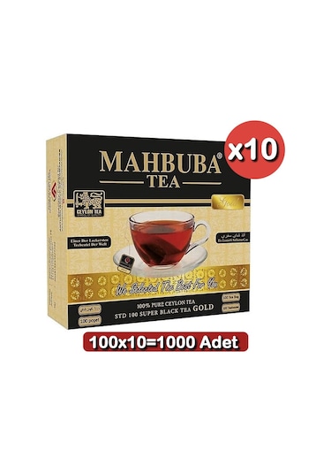 Mahbuba Std 100 Seylan Kaçak Sallama Çay 10'lu 100 x 2 G